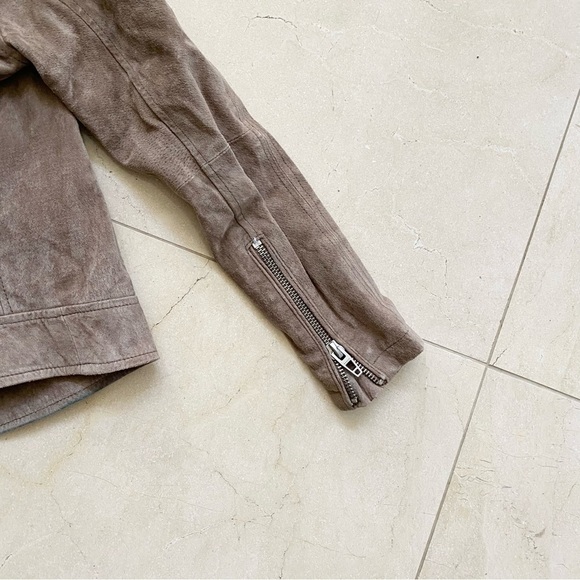 Blank NYC 100% Suede Jacket Taupe XS - Picture 15 of 16